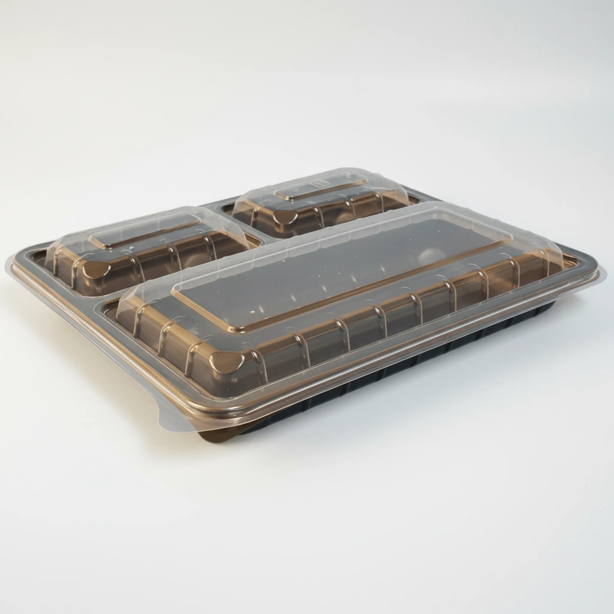 Image of rX033 - 3 Compartment PP Takeaway Container